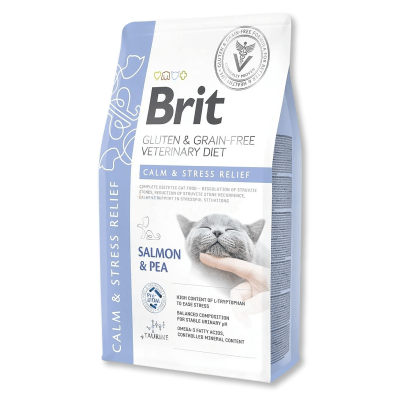 Brit GF Veterinary Diet cat Calm & Stress Relief 2 Kg