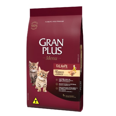 Gran Plus Gato cachorro pollo y arroz 3 Kg