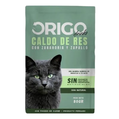 Origo drinks caldo de res zanahoria/zapallo 80 gr