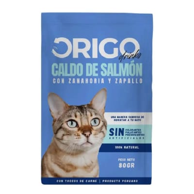 Origo drinks caldo de salmon zanahoria/zapallo 80 gr