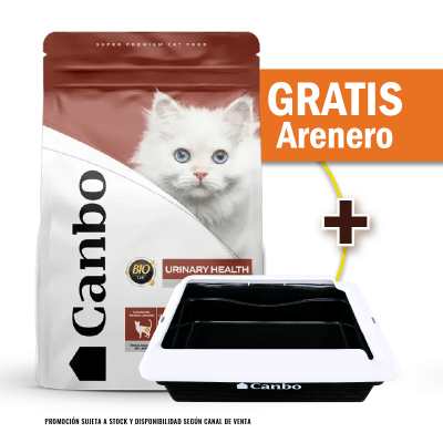 Pack Canbo Cat Super Premium Urinary Health 7 Kg + Arenero de Regalo