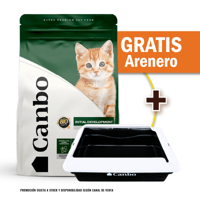 Pack Canbo Cat Initial Development 7 Kg +  Arenero de Regalo