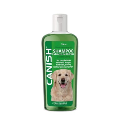 Drag Pharma Shampoo Canish extracto de hierbas 390 ml