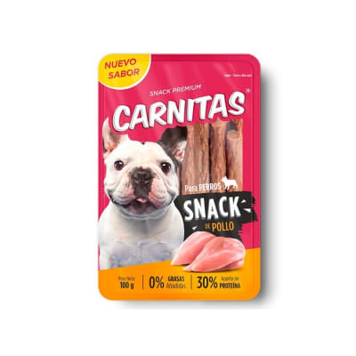 Mimma snacks carnitas de pollo 100 gr