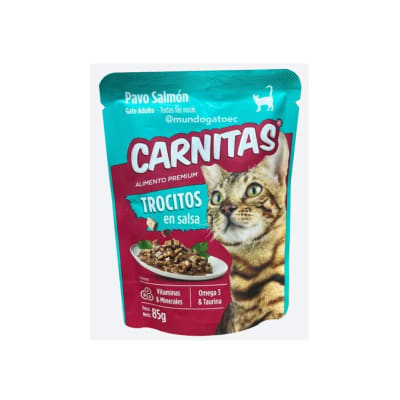Mimma carnitas trocitos en salsa pavo salmon 85 gr