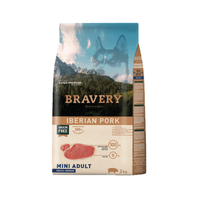 Bravery Dog Mini Adulto Iberian Pork 2 Kg