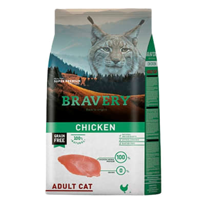 Bravery cat adulto chicken 7 Kg