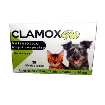 Vetlinex Clamox Pet antibiotico vta por unidad