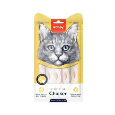 Wanpy snacks cremoso de pollo 70 gr