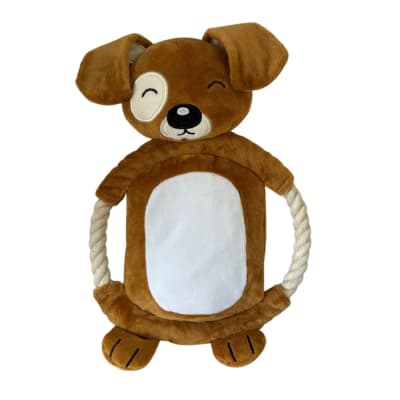 Puppylandia peluche con cuerda redonda jalador