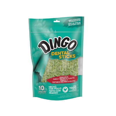 Dingo Snacks Dental Sticks - 10 unidades