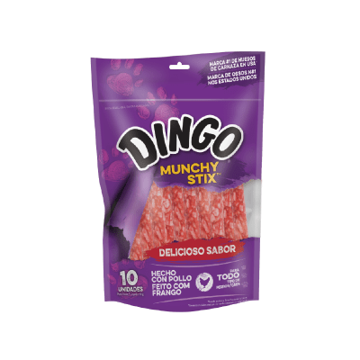 Dingo Snacks Munchy Stix - 10 unidades