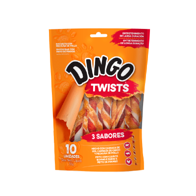 Dingo Snacks Twists - 10 unidades