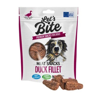Brit Lets Bite meat snacks Duck Fillet 80 gr