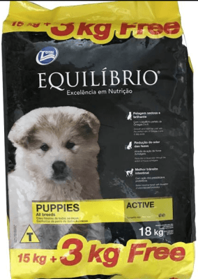 Equilibrio cachorro todas las razas 18 + 3 Kg - vcto corto