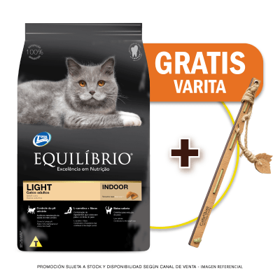 Pack Equilibrio cat adulto light 1.5 Kg + Varita de Regalo