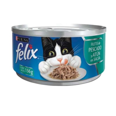 Felix filetes de pescado y atún en salsa 156 gr