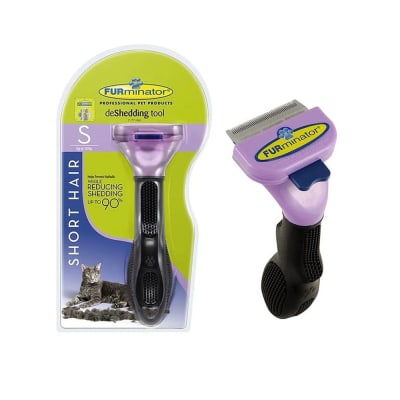 Cepillo tipo Furminator para gato pelo corto talla S