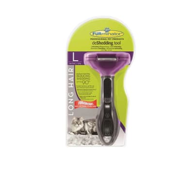 Cepillo tipo Furminator para gato pelo largo talla L
