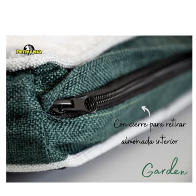 Petmania cama garden verde oscuro Talla M