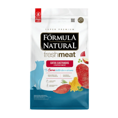 Formula Natural Fresh Meat gato adulto castrado carne 7 Kg