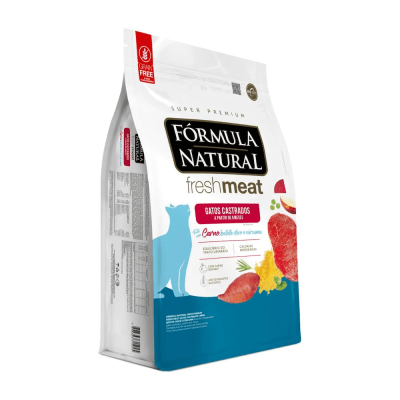 Formula Natural Fresh Meat gato adulto castrado carne 7 Kg