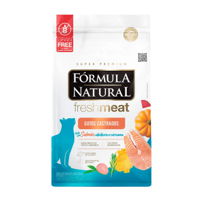 Formula Natural Fresh Meat gato adulto castrado salmon 7 Kg