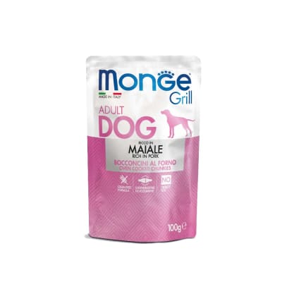 Monge canine adulto grill cerdo sobre 100 gr