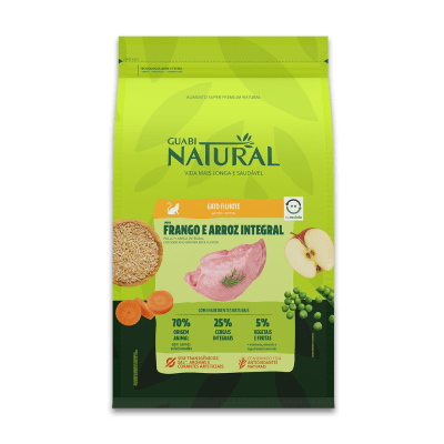 Guabi Natural gato filhote de pollo y arroz 1.5 Kg