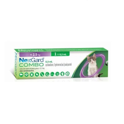 Nexgard combo pipeta para gato de hasta 2.5 Kg