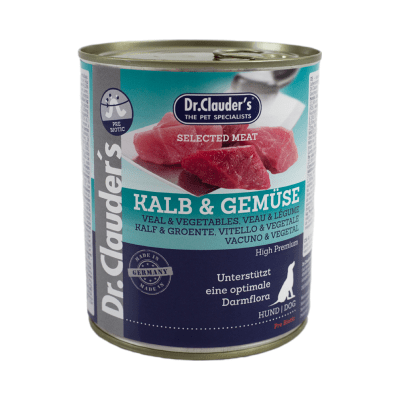 Dr Clauders Kalb & Gemuse (res y vegetales) 800 gr