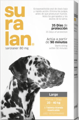 Suralan Antipulga para perro - Large (20 a 40 Kg)