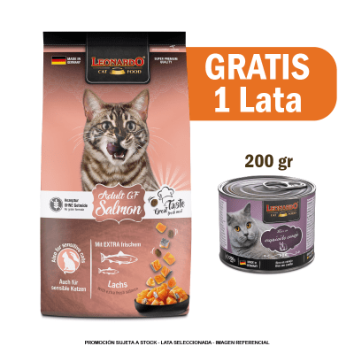 Pack Leonardo adulto GF salmón 1.8 Kg + 1 Quality conejo 200gr GRATIS