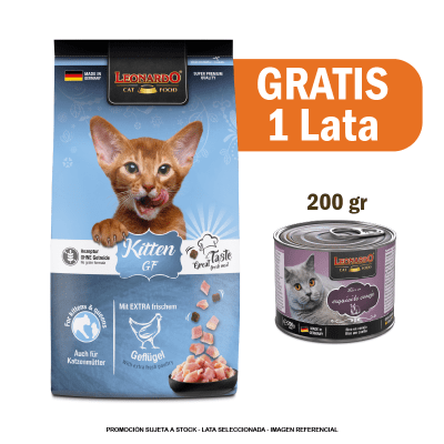Leonardo Kitten Gf 1.8 Kg + 1 Quality conejo 200gr GRATIS