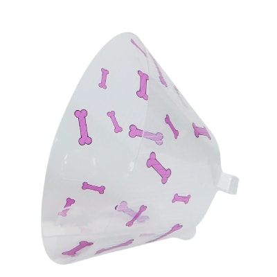 Buster Desing collar Isabelino huesitos lila 10 cm