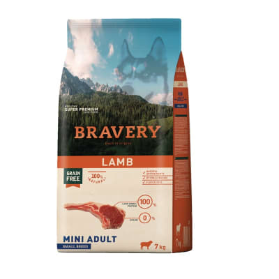 Bravery Dog Mini adulto small Lamb 7 Kg