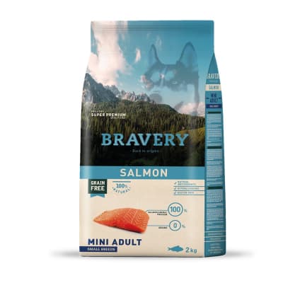 Bravery Dog Mini adulto salmon 2 Kg