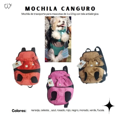 Duk Lup mochila mascota Talla S