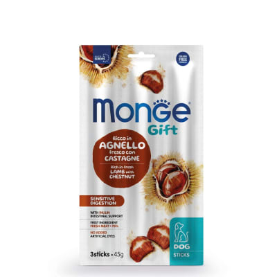 Monge Gift Sticks Sensitive Digestion Dog (Cordero+Castaña) 45 gr