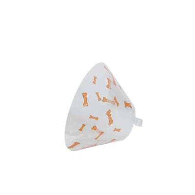 Buster Desing collar Isabelino huesitos naranja 12.5 cm