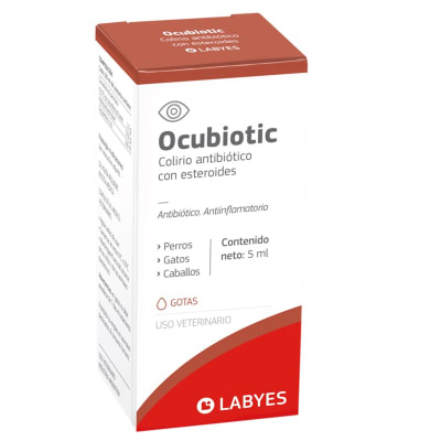 Ocubiotic colirio antibiótico con esteroides 5 ml