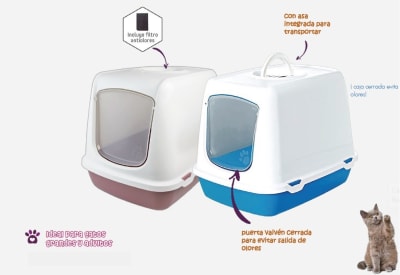 Baño cerrado para gato modelo Oscar