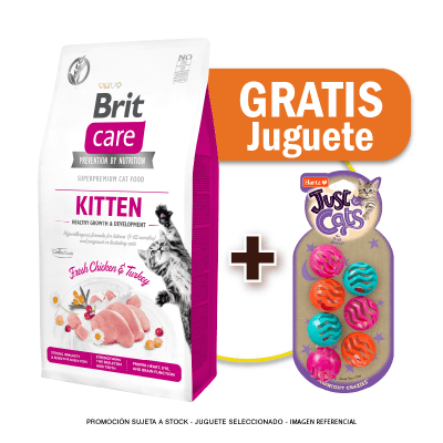 Brit Care Cat Cat Kitten Healthy Growth & Development 7 Kg + Juguete GRATIS
