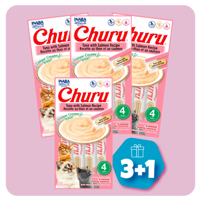 Promo Snacks Churu de atún y salmón (4 unidades) (3+1)1