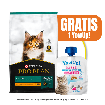 Pack Pro Plan Kitten 3 Kg + YowUp Pouch Lcasei Cat 85 gr