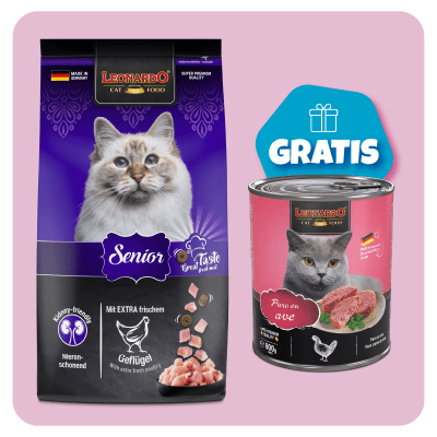 Promo Leonardo Adulto Senior 7.5 Kg + 1 Quality ave 800gr GRATIS1