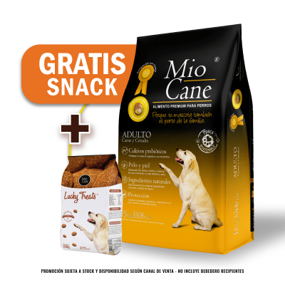 Pack Mio Cane Premium Adulto 15 kg + Lucky Treats 200 Gr