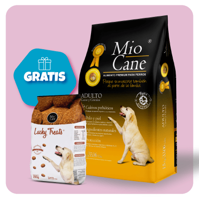 Promo Mio Cane Premium Adulto 15 kg + Lucky Treats 200 Gr1