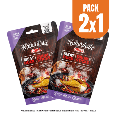 Pack Naturalistic Grill Meat Duck 90 gr 2x1