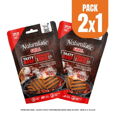 Pack Naturalistic Grill Tasty Beef 120 gr 2x1